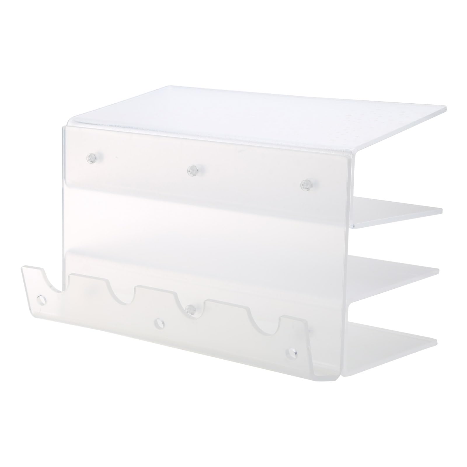 Support acrylique pour clavier de bureau souris gamer et organisateur table