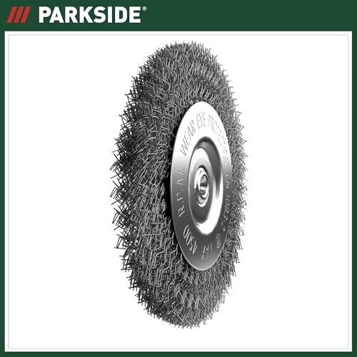 Parkside Fugenbürste Metallbürste mit Drahtborsten | Ersatzbürste aus Metall zur Entfernung von Flechten und Moos | für Parkside Universalbürste Fugenbürste PUB 500 A1 und PUB 500 B1