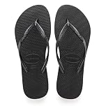 Havaianas Slim Women Flipflop Black 6/7 UK