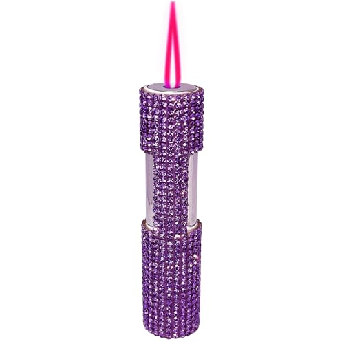 Encendedor antorcha a prueba de viento R4 metálico recargable miniatura 1