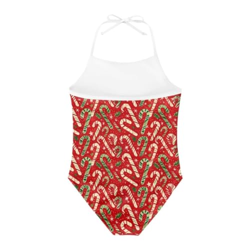 Image of Christmas Kids One-Piece Swimsuits Beach Swimwear Bathing Suit for 3-10 Years Girls