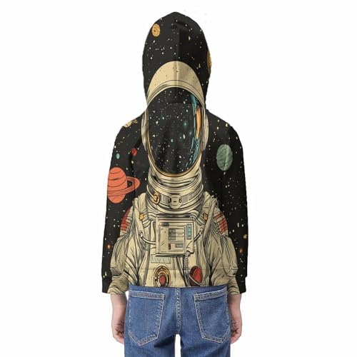 Pull à capuche astronaute pour le collège et les loisirs des garçons - 6