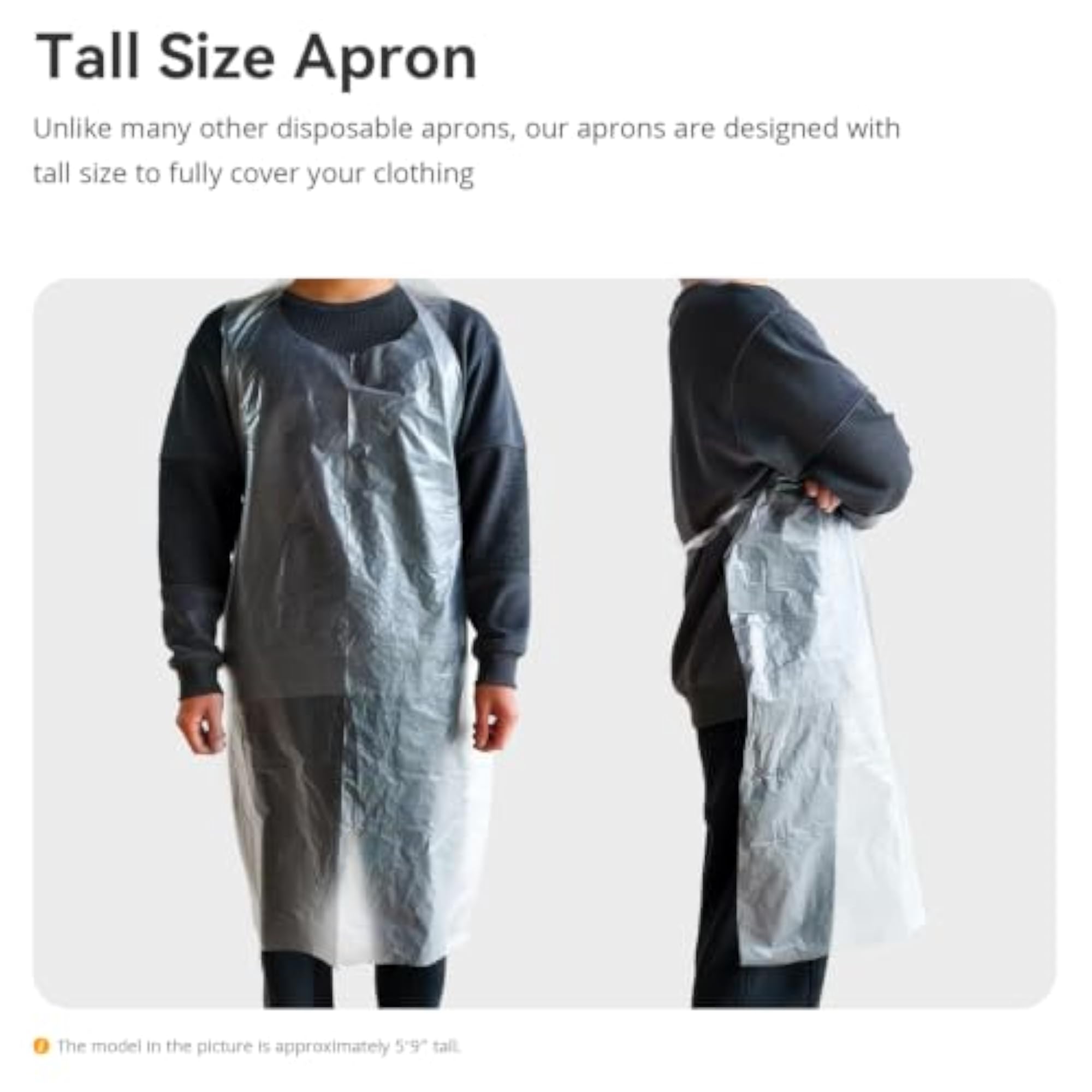 Disposable Waterproof Extra Large Plastic Apron