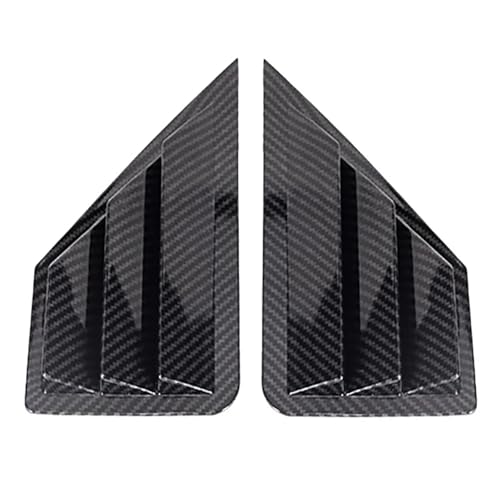 UNCLE LIAO per Toyota C-HR CHR Yize IZOA 2016-2021 Auto Lato Posteriore Triangolare Finestra Spoiler Copertura Otturatore Finestra di Vetro Auto Decorazione Accessori.,C-Carbon Fiber