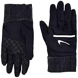 Nike Men's Sphere Running Gloves (Black/Silver, Medium)