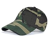 CHENNUO Camouflage Baseball Cap Unisex Basecap Outdoor Sport Jagd Baseball Kappe (Armee grün)