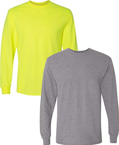 Image of Gildan Adult DryBlend Long Sleeve T-Shirt, Style G8400, 2-Pack