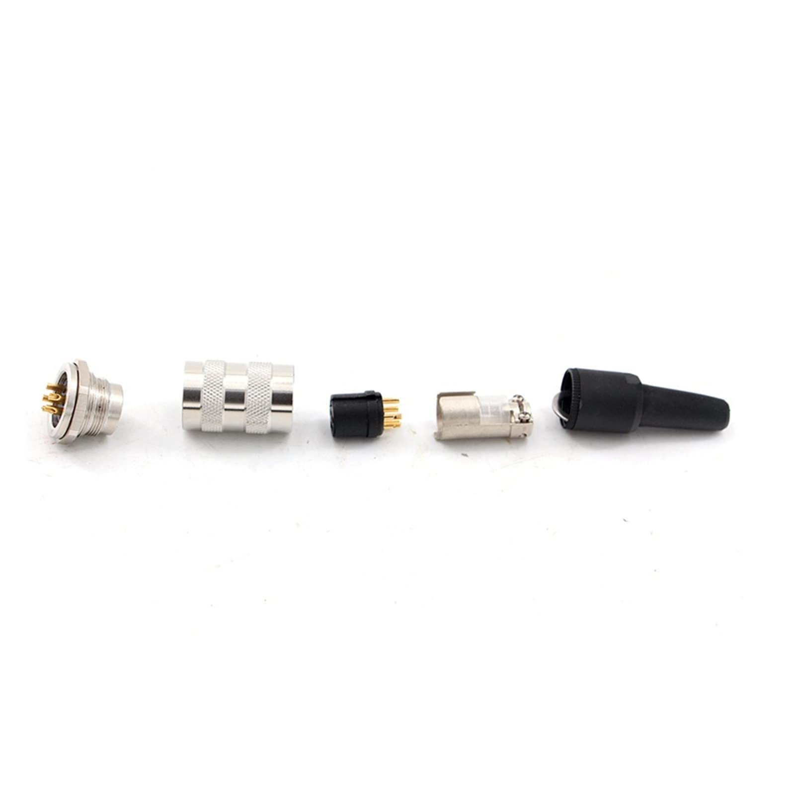 Artemisia J09 wasserdichter M16-Sensorstecker 2 3 4 5 6 7 8 12 14 16 19 24-polige Buchse Stecker PBC-Panel (Color : 16 pin)