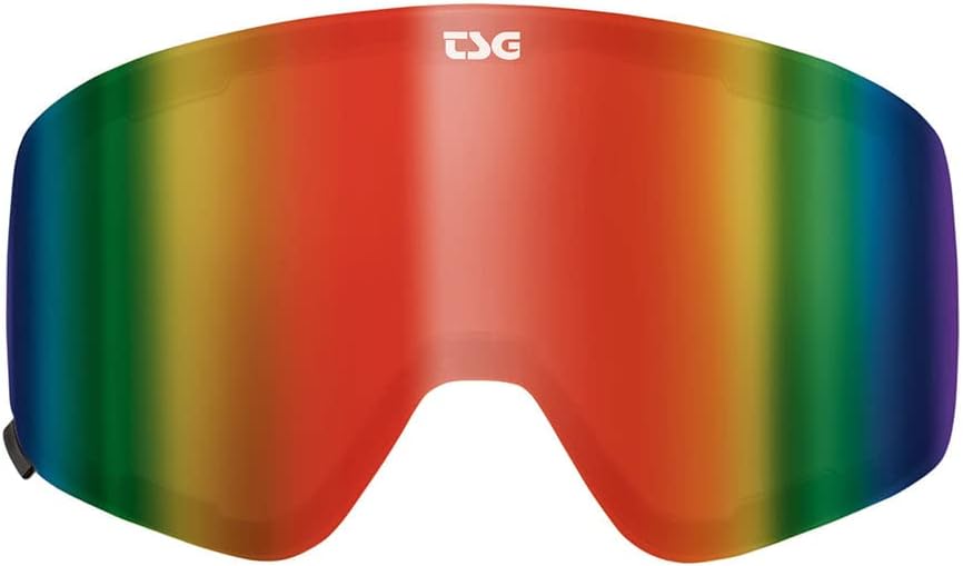 TSG - Replacement Lens for Winter Goggle, Rainbow Chrome, One Size, Skiing and Snowboarding