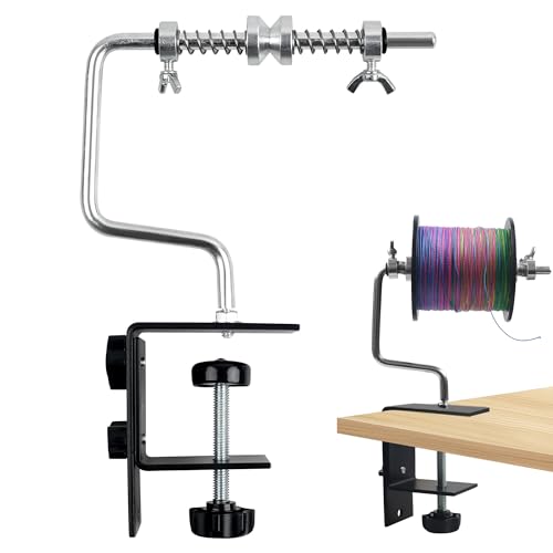 SHADDOCK Fishing Line Spooler Aluminum Line Winder with Clamp Adjustable Portable Winder Reel Spooling Station System Machine Multifunction Fishing Line Spooler Tool Accessories - Image 9