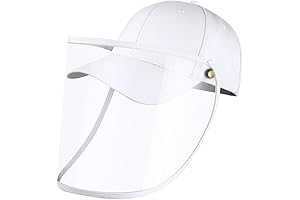 Baseball Hat with Detachable Face Shield: Ultimate Protection for Outdoors and Sports