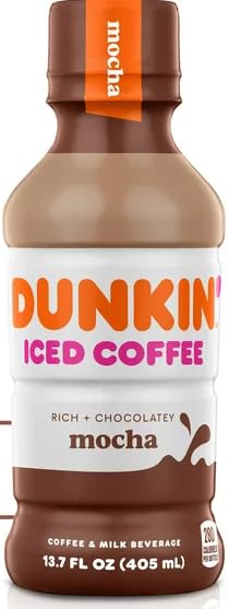 Mocha Original, Iced Bottled Coffee Drink, 13.7 fl oz + King Combos QR Code and (3 Bottles of Mocha Chocolate Flavor)