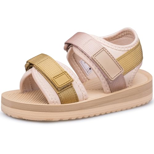 Toddler Sandals Girls Adjustable Strap Kids Sport Sandals Beach Outdoor Shoes Athletic Lightweight for Girls Pink Toddler Size 7