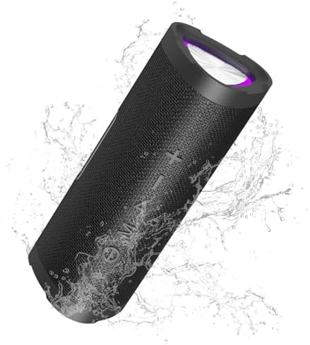 Vanzon V40 Portable Bluetooth Speaker, IPX7 Waterproof, 24W HiFi ...