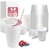 16 OZ Foam Cups With Lids for...