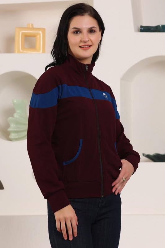 Image of Jhoomantroo Women's Atheletic Gym Running Sports TrackJacket | Regular Casual Fit | TrackJacket for Girls & Women