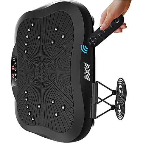 Vibration Plate Exercise Machine Whole Body Workout Portable Mini Vibrate Fitness Platform Lymphatic Drainage Machine for Weight Loss Shaping Toning Wellness Home Gyms Workout Cover