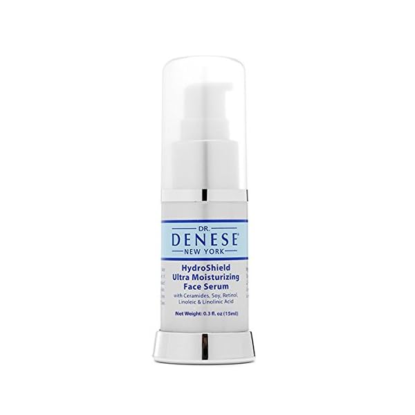 Dr-Denese-SkinScience-HydroShield-Ultra-Moisturizing-Face-Serum-Locks-In-Moisture-with-Retinol-Ceramides-Reduce-Appearance-of-Wrinkles-Increased-Hydration-Tightness-Cruelty-Free-3oz Dr. Denese SkinScience HydroShield Ultra Moisturizing Face Serum Locks In Moisture with Retinol & Ceramides - Reduce Appearance of Wrinkles, Increased Hydration & Tightness - Cruelty-Free - .3oz