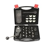 YUSSEQDD Herramienta para hacer anillos de metal, medidor de tamaño anillos, adecuada para la reparación y elaboración joyas, diseños joyas, máquina para hacer aretes.