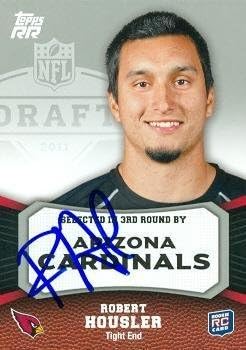Rob Housler Autographed Football Card (Arizona Cardinals) 2011 Topps RR No.185 Rookie