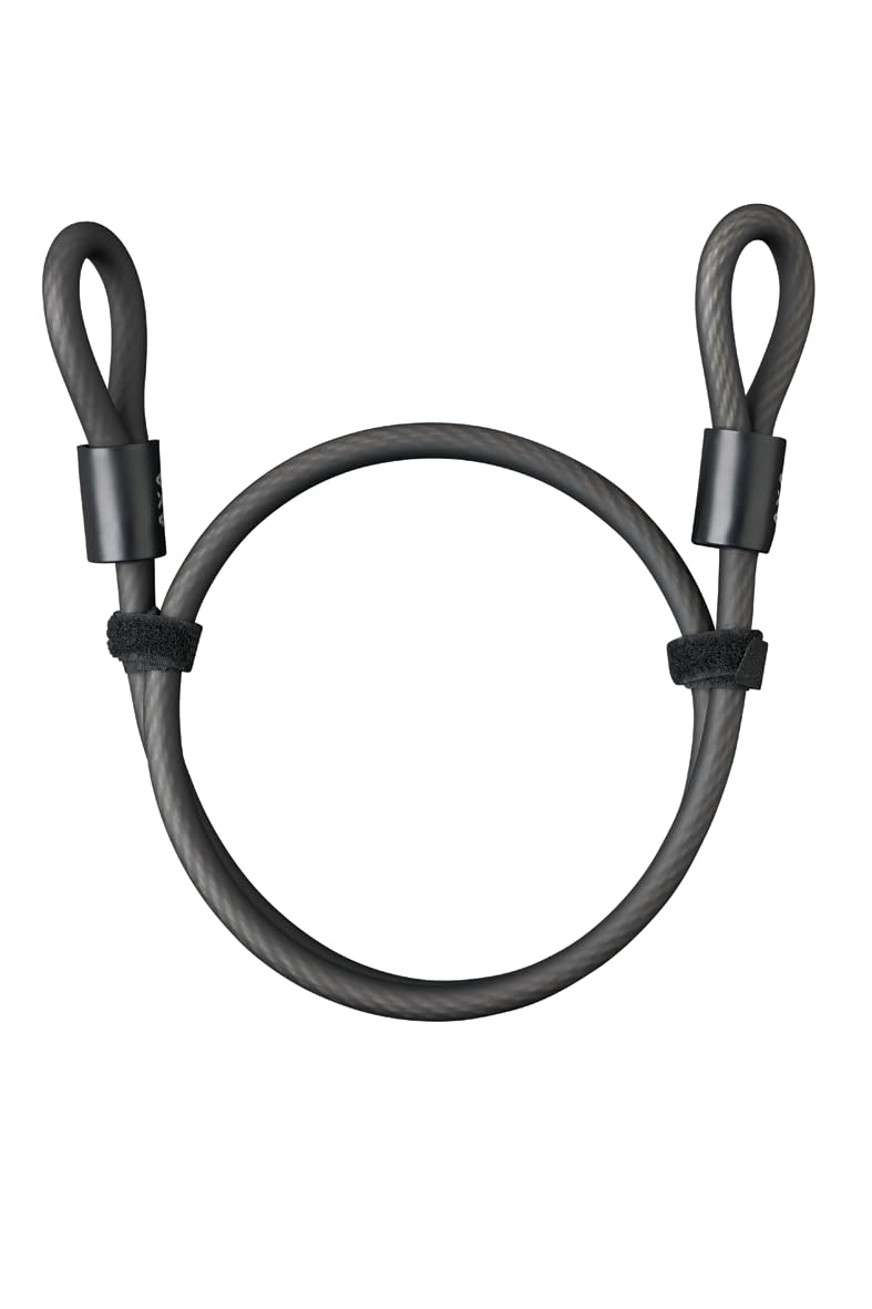AXA Newton 150 Bügelschloss – Länge 15 cm – mit Schlaufenkabel – Kabellänge 100 cm – Sicherheitsstufe 8
