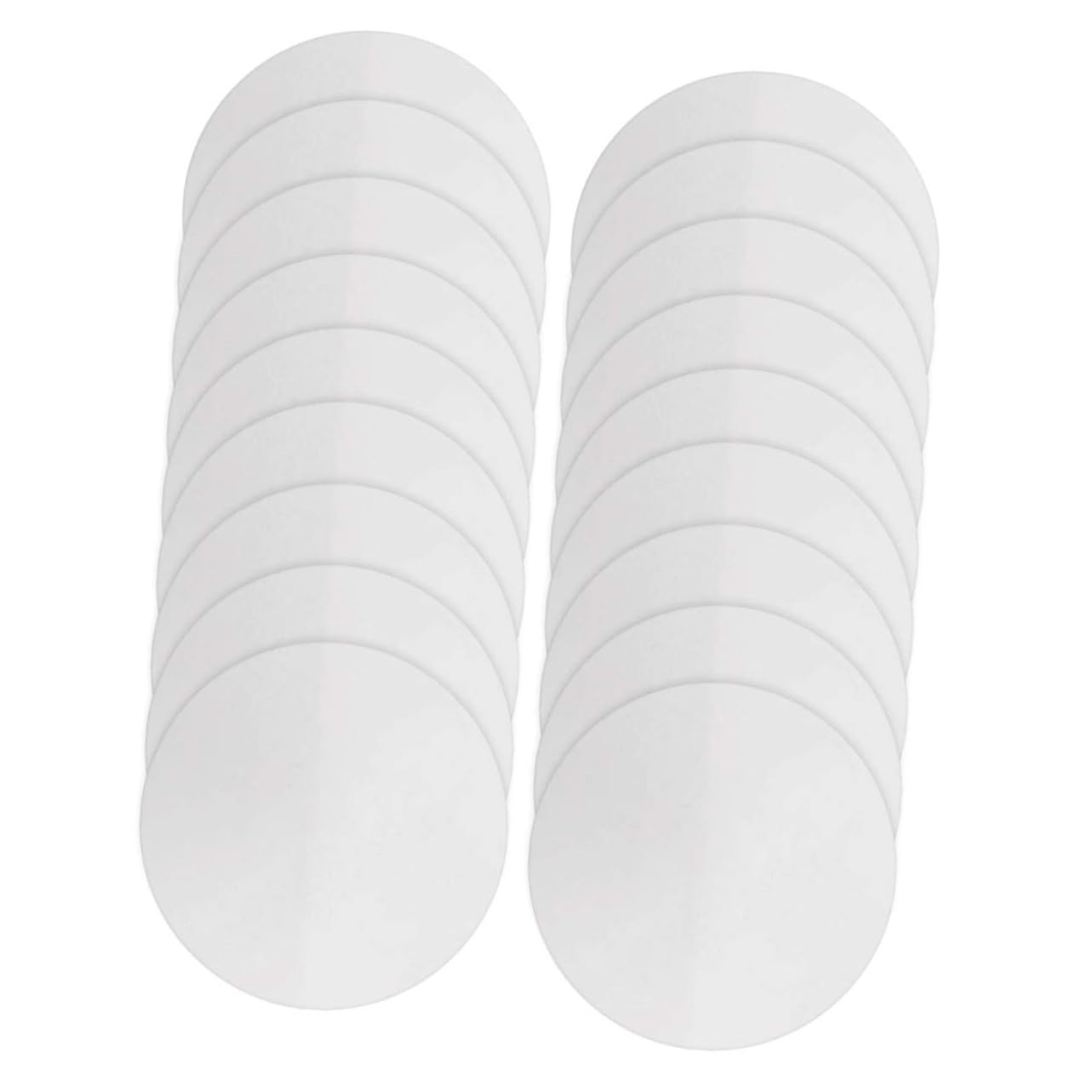 Unomor 100pcs Sheets Chemical Experiment Filter Paper Filters Size Papers Qualitative Filter Replacement Experiment Experiment Assortment Qualitative Filter Tools Round Qualitative Filter