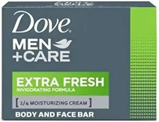 Dove Men + Care Extra Fresh Soap - 90g Bar for Hydrated Skin