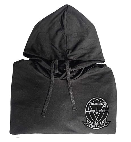 Vmgr 352 aerial refueler transport squadron raiders embroidered shirt Black