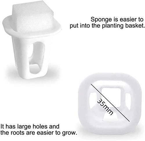 LAPOND Hydroponic Grow Kit Hydroponics Growing System 72 Plant Sites Vegetable Tool Grow Kit Hydroponic Planting Equipment Garden with Water Pump, Pump Timer for Leafy Vegetables