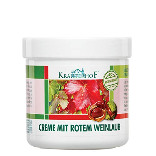 Crème pieds Krauterhof pour varices à base de marrons et de feuilles de vigne rouge Cover