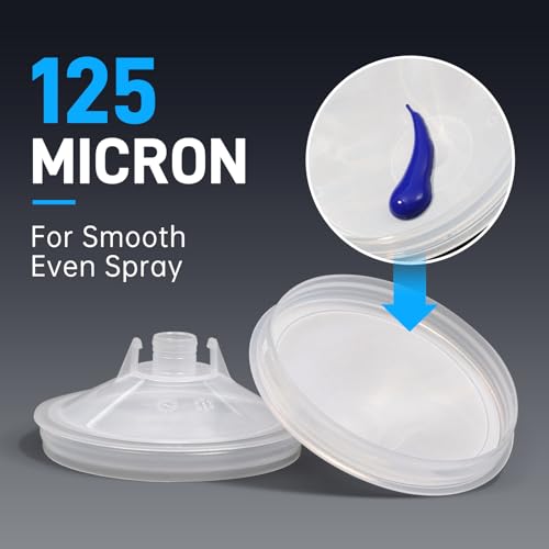 Image of Disposable Paint Cups for Spray Gun, Paint System for HVLP and LVLP Paint Spray Paint Gun, 27 Ounce (800ml) Kit with 25 Cups and Lids System, 1 Hard Cup with Retainer Ring, 10 Plugs, 3 Mixing Sticks