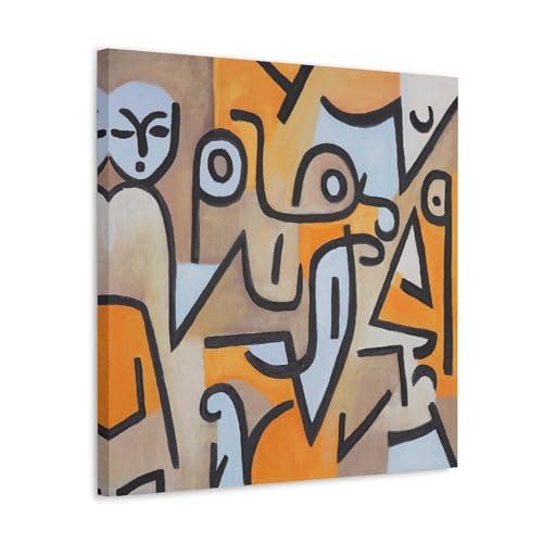 Idée cadeau idéale Toile NgAnoh Young Moe Paul Klee 70 x 70 cm