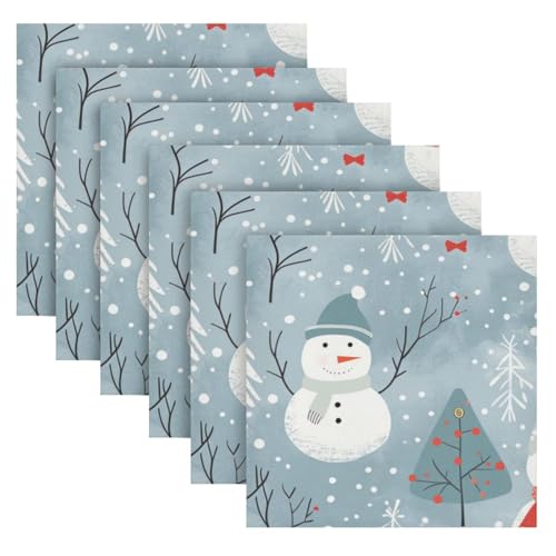 Servilletas de Tela Navidad Multicolor Pack 6 miniatura 2