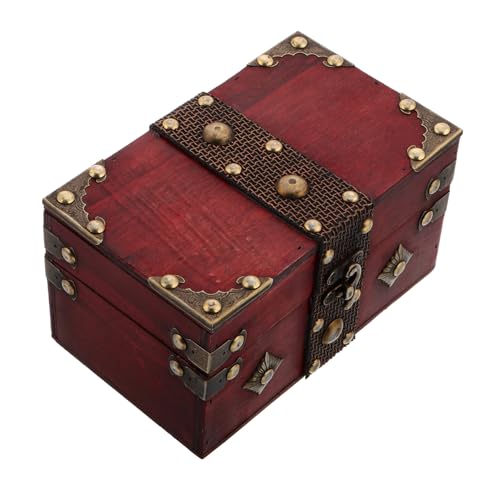 FOMIYES Caja Joyero Vintage Cofre Joyero Contenedor De Joyas Pequeño Cofre Del Organizador De Maquillaje Cofre Del Vintage Cofre Del Para Almacenamiento En El Aula