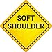SMART BLONDE Soft Shoulder Novelty Metal Crossing Sign CX-421