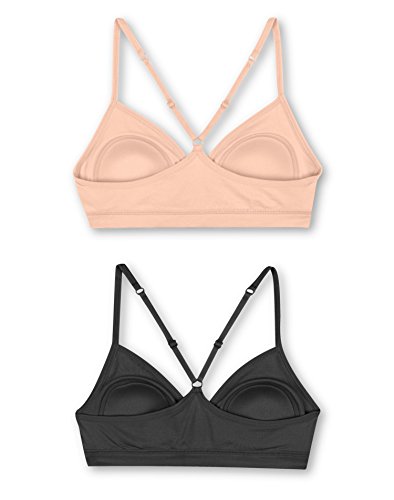 Hanes Girls ComfortFlex Fit Pullover Bra with Adjustable Racerback Straps 2-Pack Small2