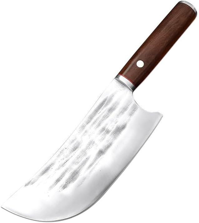 Meat Cleaver,Cleaver Knife 7.5 Inch Forged 5Cr15Mov Stainless Steel Kitchen Chef Knives Meat Fish Vegetables Sliced Professional Chinese Butcher Cleaver Knife Tools, LAMAJIGA5844