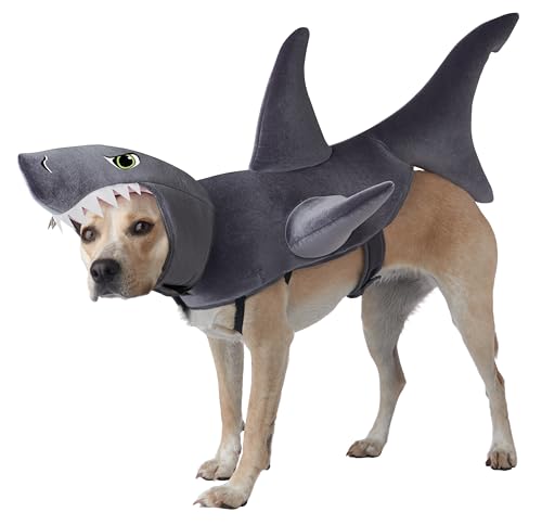California Costumes The Great White Bark Costume Large for Small/Medium Sized Dogs
