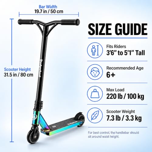 Dadywheels Rainbow Pro Scooter