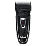 Barbasol Rechargeable Electric Foil Shaver with Stainless Steel Blades and Pop Up Trimmer