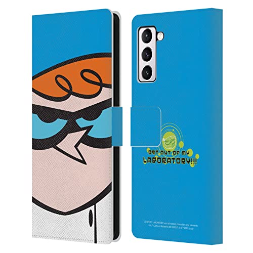 Housse en cuir Dexter's Laboratory de qualité pour Samsung S21+ 5G