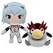 2 Pièces Kawaii Evangelion Peluche Poupée Dessin Animé Japon Anime Peluche Jouet Mignon Ayanami Rei Peluche Poupée Eva Doux Peluche Chambre Décor Cadeau