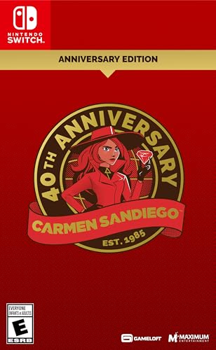 Carmen Sandiego 40th Anniversary Edition Nintendo Switch