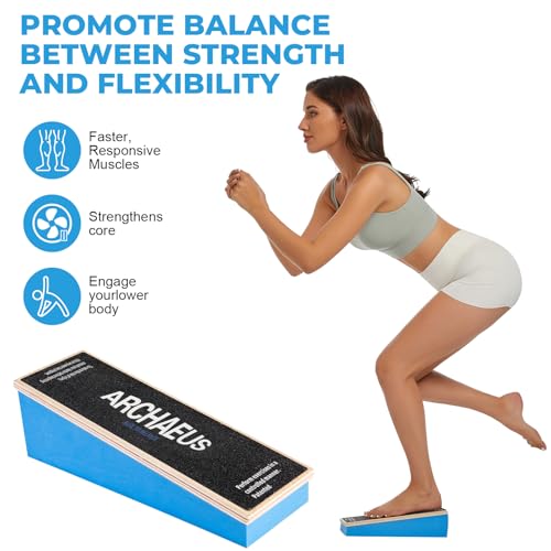 Image of Athletic Balance Boards,Slant Board,Wobble Board,Balance Wedge for Condition Your Body and Prevent Injury
