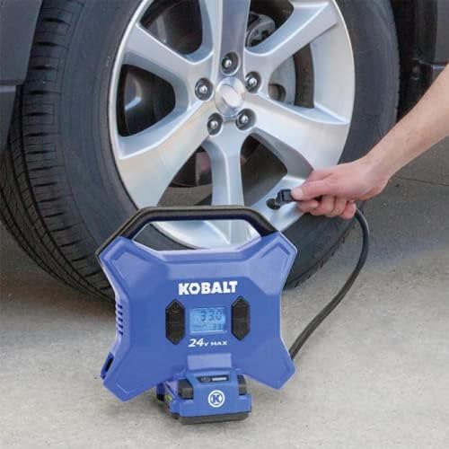 Miniatura 6 de Style Selections Inflador de aire inalámbrico de alta presión Kobalt de 24 voltios de iones de litio (iones de litio) de 24 voltios (Fuente de