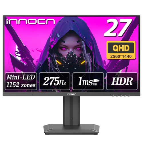 【Amazon.co.jp限定】INNOCN 2751S PLUS ゲーミングモニター 27インチ QHD Mini-LED 1152分区 2560x1440 240-275Hz DisplayHDR1000 DCI-P3 99% AdobeRGB対応 FreeSync G-Sync (B0GLWT27DM) Amazon価格推移・価格追跡