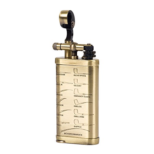 Encendedor de gas butano estilo antiguo con tamper miniatura 4
