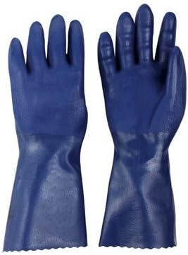Spontex Neoprene Gloves Blue Neoprene Coating, Cotton Knit Lining Large Boxed