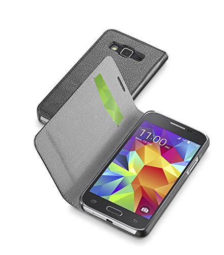 Cellular Line BOOKESSGALCOREPK Étui folio pour téléphone portable Samsung Galaxy Core Prime Noir