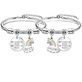 💖Pulsera de joyería para hermana: la pulsera de serpiente de la mejor amiga es un buen regalo para tu amiga para celebrar la graduación, el regreso a la escuela. El mejor regalo de amistad para hermanas.